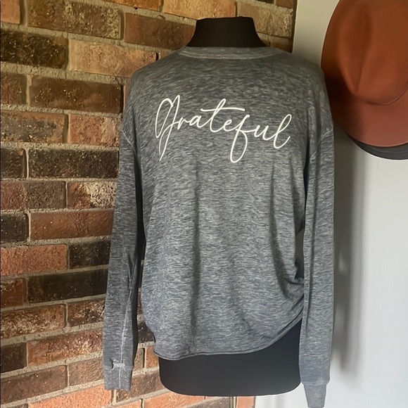 C&C California Gray ‘Grateful’ Sweatshirt - Picture 1 of 4